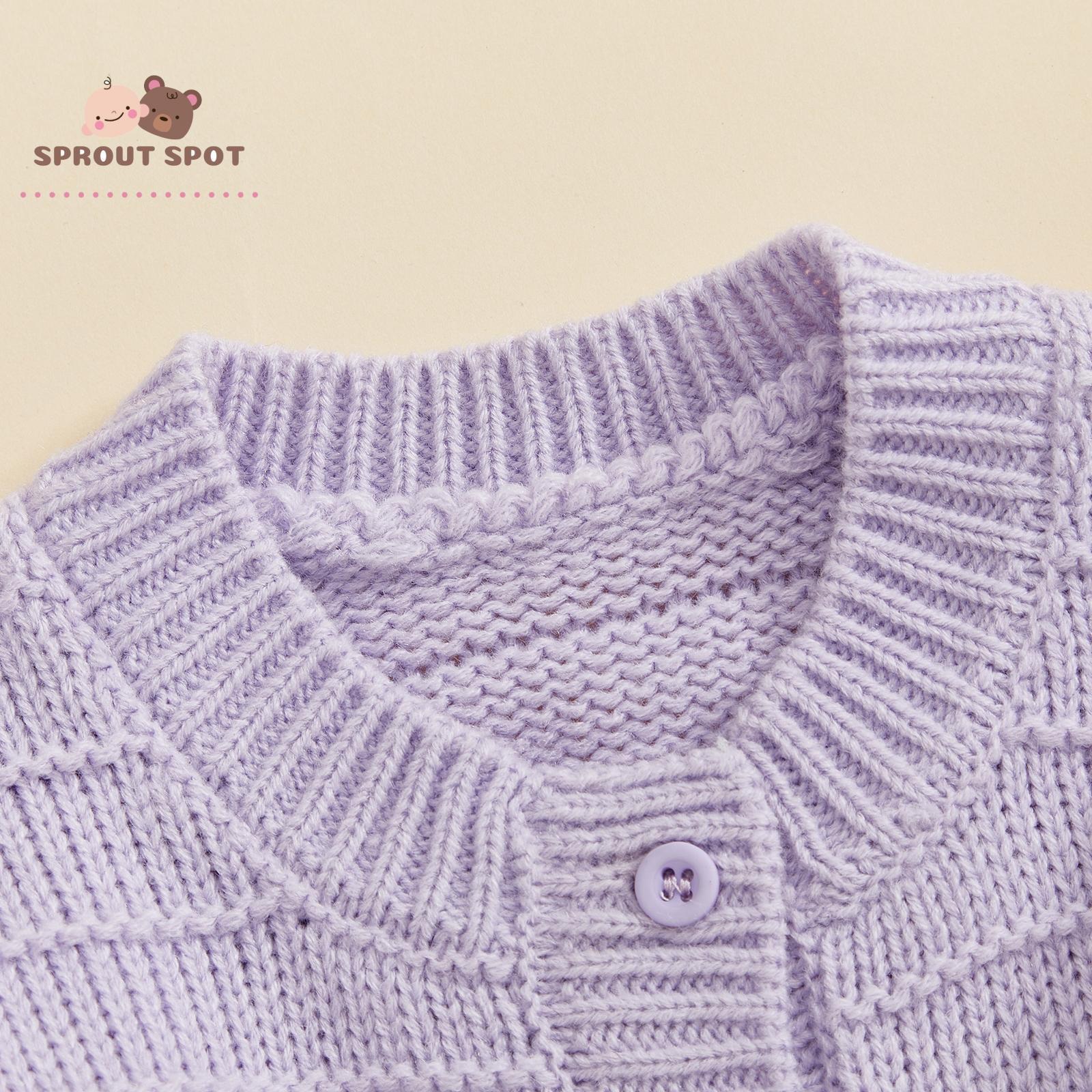 Toddler Baby Girl Knitted Cardigan Solid Color Long Sleeve Crew Neck Button-up Sweater Casual Winter Fall Clothes Toddler Baby Girl Knitted Cardigan Solid Color Long Sleeve Crew Neck Button-up Sweater Casual Winter Fall Clothes