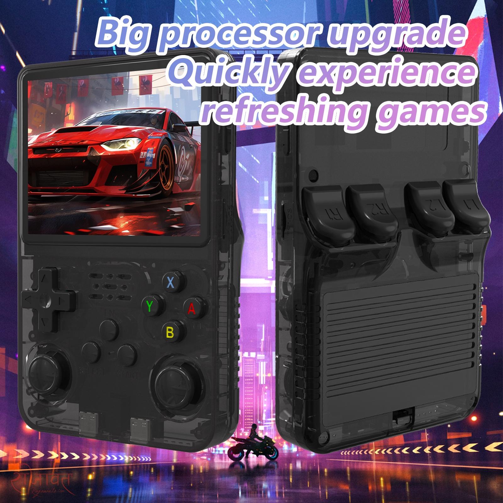 YLW GAMINJA Portable Handheld Game Console, Linux System with 3.5-Inch IPS HD Screen, Wireless Rechargeable Gaming Console for Travel