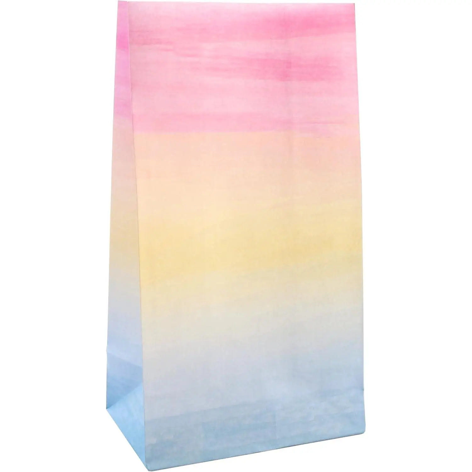 Favor Bags -  Design Printed   Paper Goodie   Bags and Party Supplies - 9.5" x 5.5" x 3.25" (Ombre 24 Pack Paper Favor Bags)