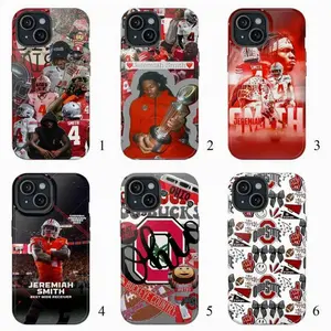 Jeremiah Smith Ohiostate Football Phone Case Suitable for iPhone 17-11 Pro Max/Plus and  Samsung Galaxy S23-25