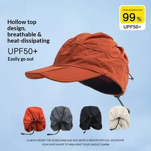 Summer Outdoor Quick-Drying Cap – Foldable Baseball Cap for Sun Protection, Water Resistance, Hiking, and Mountaineering