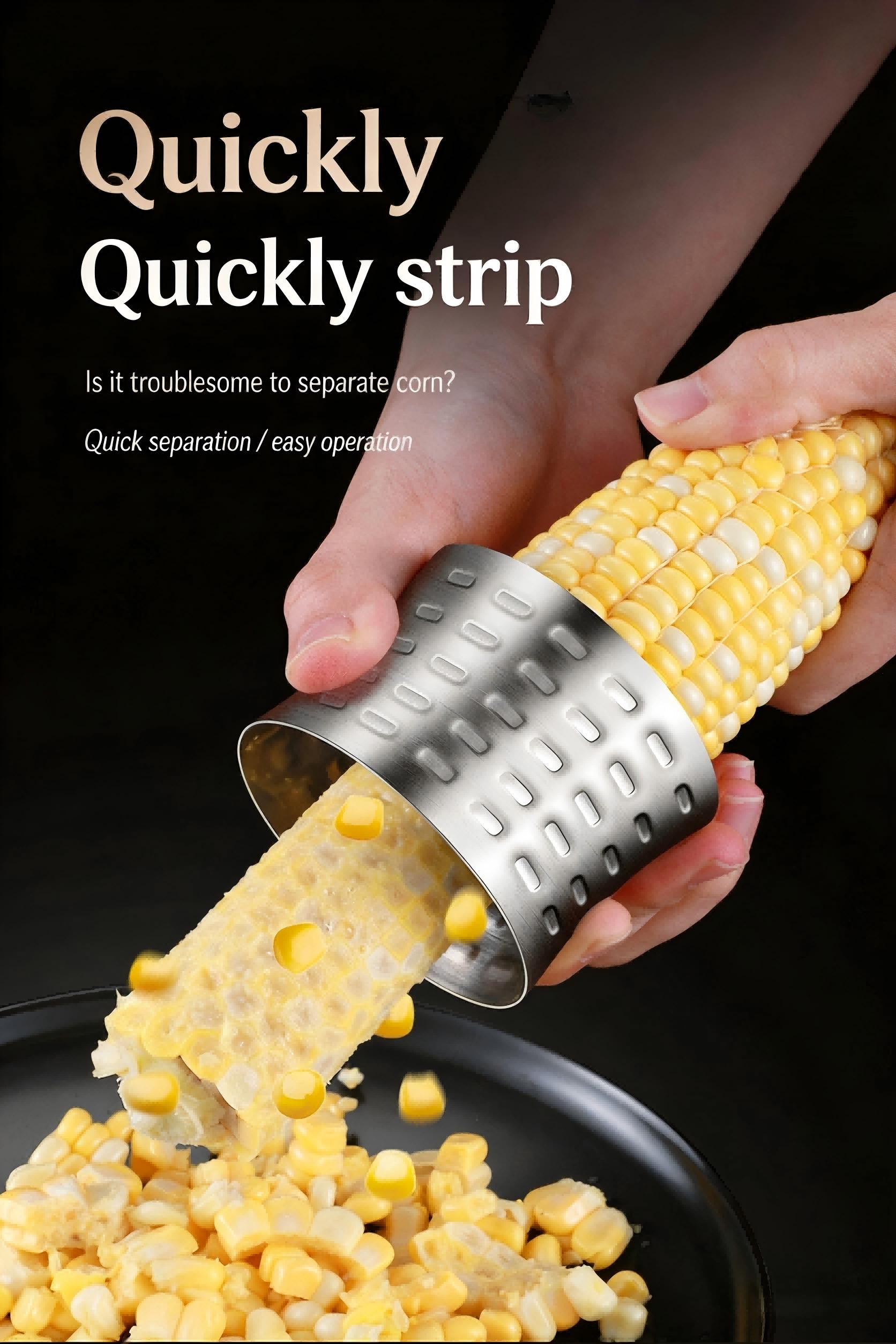 premium grade Corn all in one peeler multifunctional vegetable slicer and easily remove kernels from corn on the cob with this handy peeler