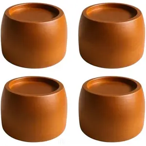 Wooden Bed risers (No-Plastic) Furniture risers Table risers Bed Lifts risers Couch risers Heavy Duty Bed Riser Desk risers for Desk Legs (2 inch)