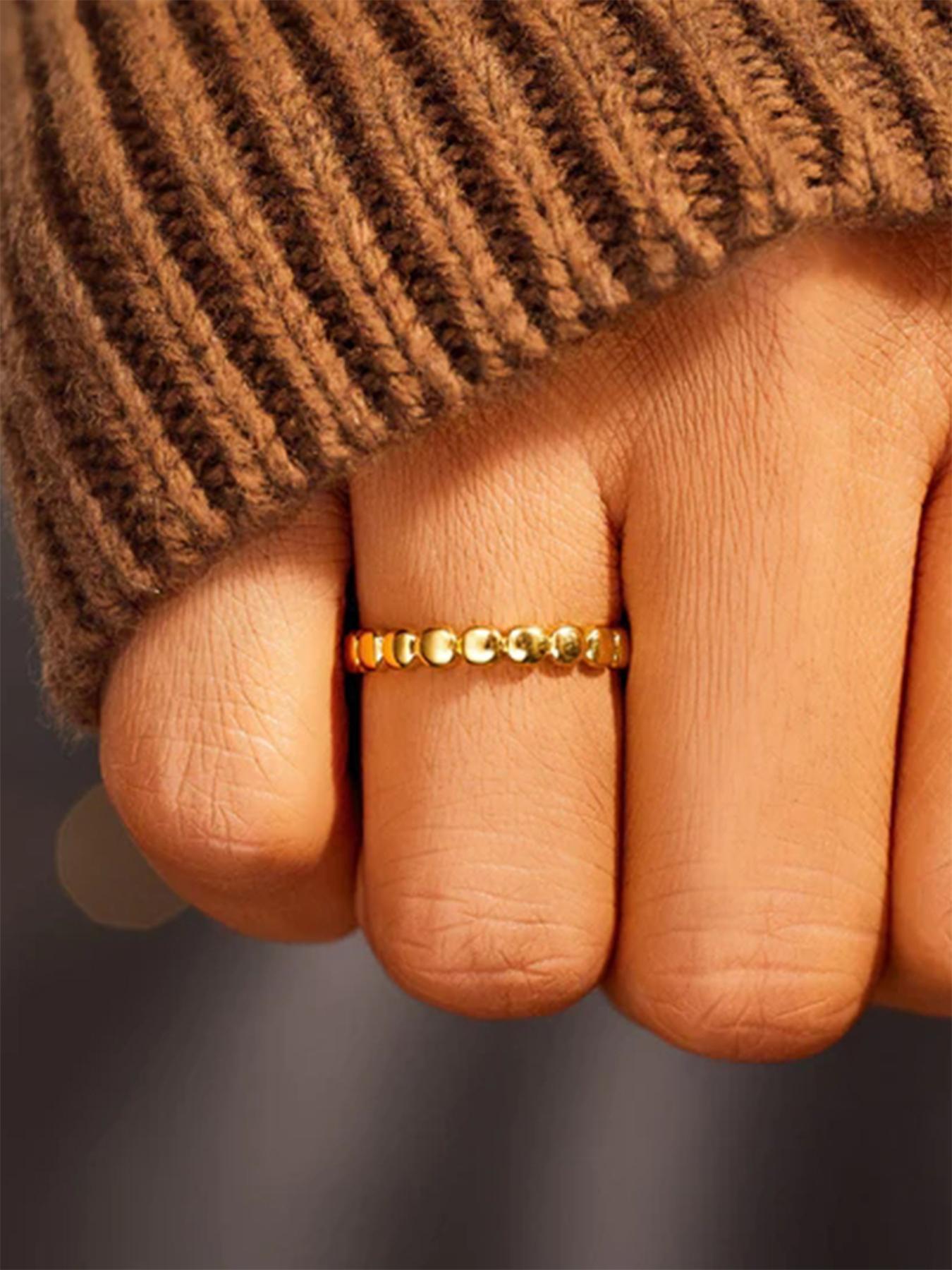 925 Sterling Silver Simple Style Plain Color Ring, Exquisite Trendy Ring, Fashion Jewelry for Women, Girl's Fashion Accessories for Party, Daily Birthday Gift