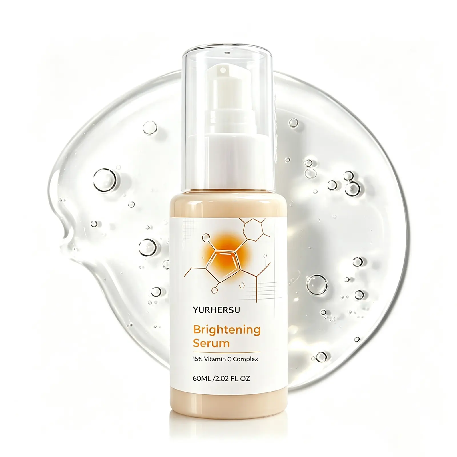 Stabilized Vitamin C Complex Serum, 15% VC Formula with Ferulic Acid & Ectoin Antioxidants, Fragrance-Free Daily Facial Serum, Brightening Facial Serum, Boost Skin Radiance, Improve Uneven Dull Skin Tone, Support Skin Antioxidant Barrier