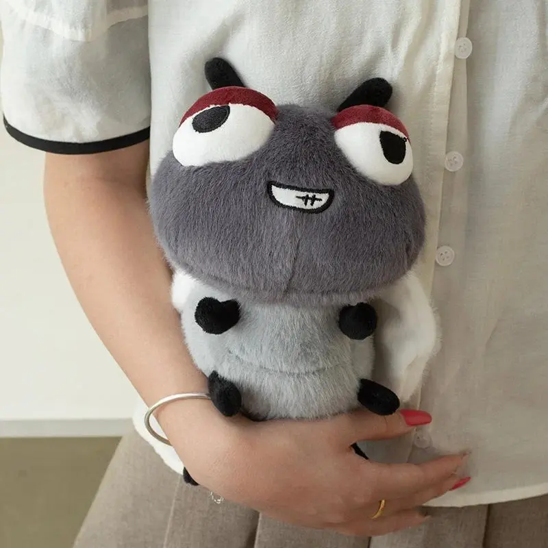 Cartoon Summer Insect Plushies Pest Animal Mosquito Fly Cockroach Stuffed Toys Cool Cute Gift For Friends Boy Present