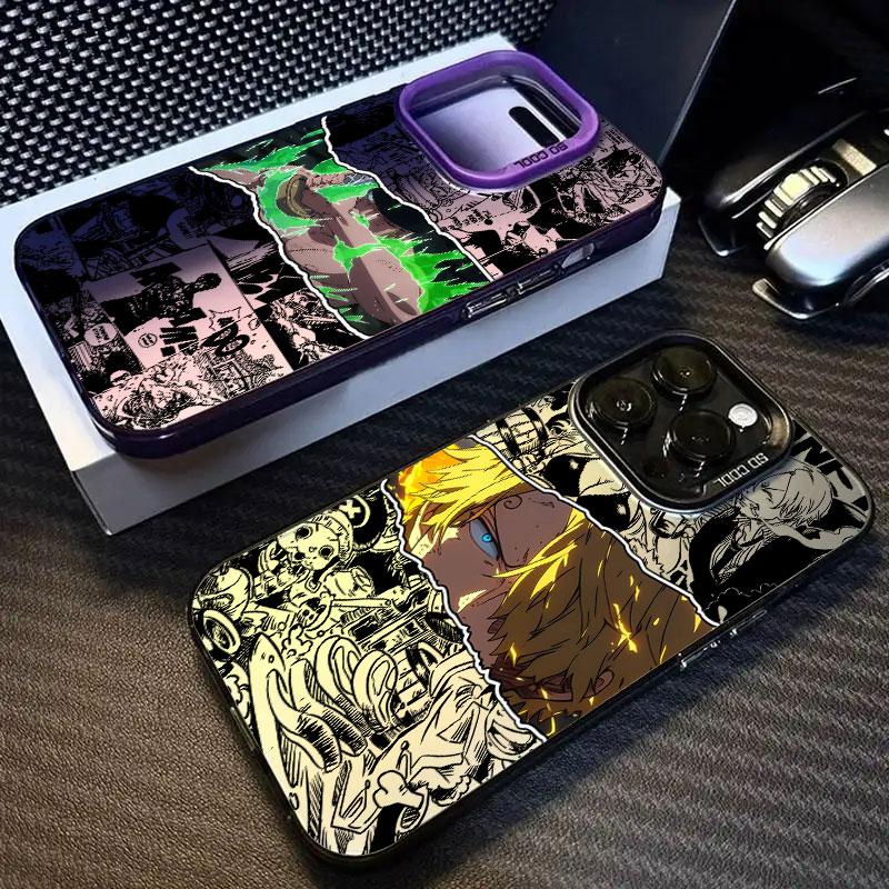Zoro Sanji Brook Comics Coque For Apple iPhone 17 Air 16e 16 14 15 13 11 Pro Max Plus 12 13 17 Pro Shockproof Case Phone Cover