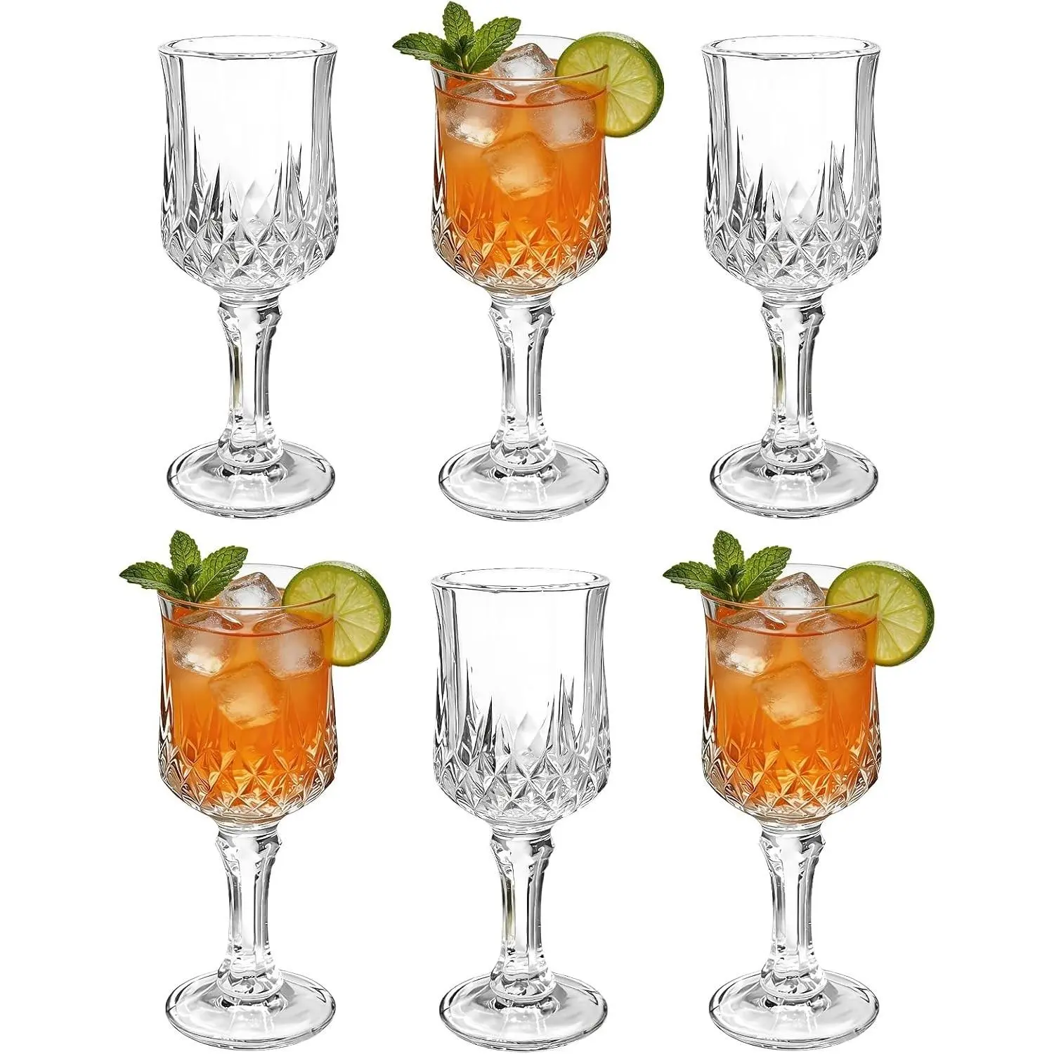 1.75oz Shot Glasses Set of 6/Cordial Glasses/Sherry Glasses/Super Cute Shot Glasses