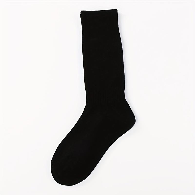 (New)1/3 Pairs Kids Knee-High Sports Socks - Breathable Mesh, High Elasticity & Moisture-Wicking, Solid Color Athletic Socks for Basketball, Football, School - Durable Polyester Boys & Girls Socks