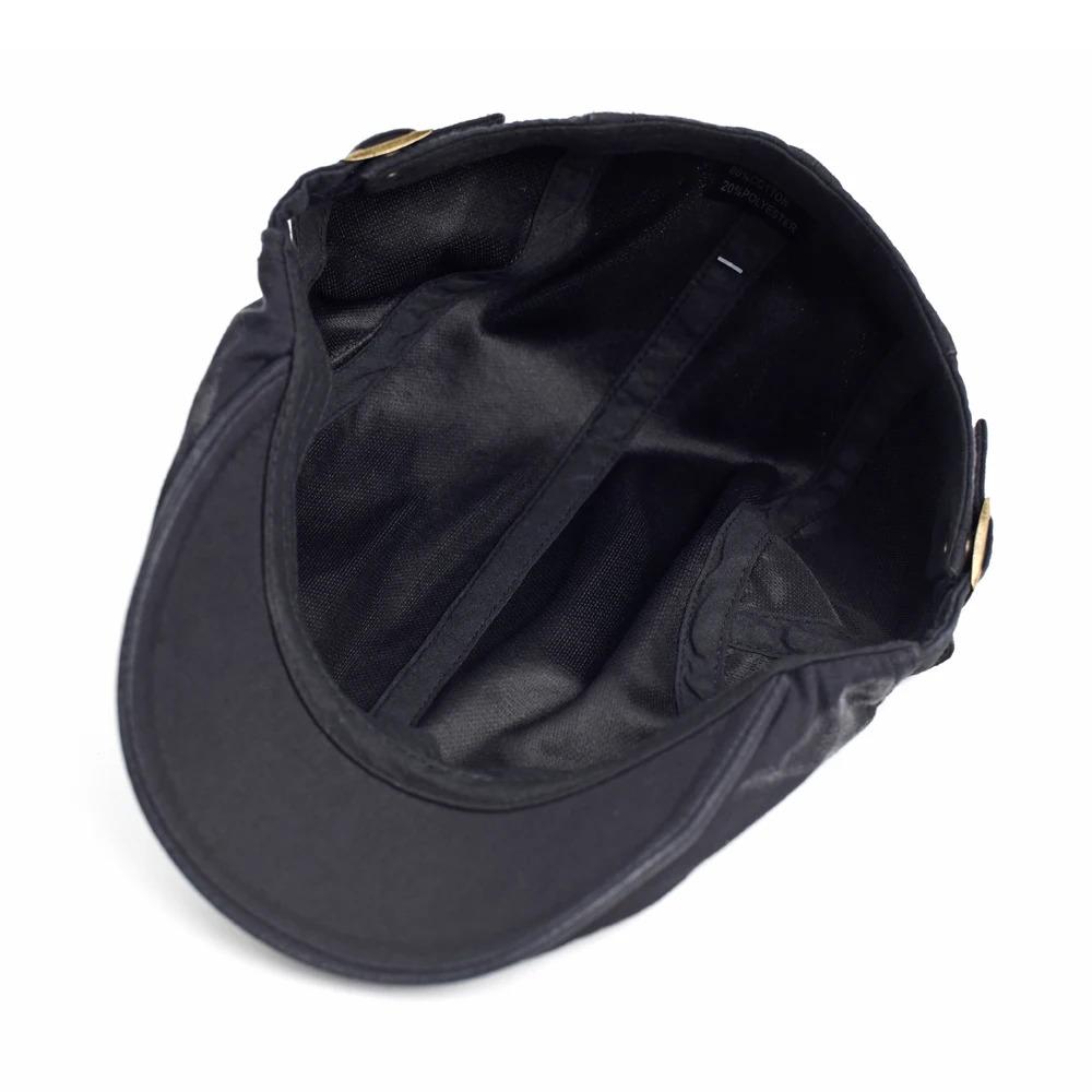 Four Seasons Washed Casual Newsboy Cap Men Women Distressed Peaked Cap Adjustable Beret Vintage Ivy Flat Cap