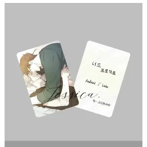 2 Pcs/set Anime Small Lomo Card Characters Photocard for Fans Collection Ornament Friends Gift Postcard