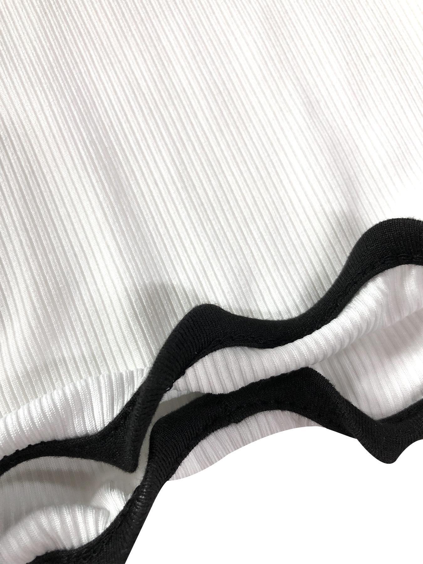 Women's Casual Sleeveless Dress, Casual Chic Dress, Fashionable Breathable Wavy Hem Design, Tight-Fitting Summer, Perfect for Daily Wear & Parties