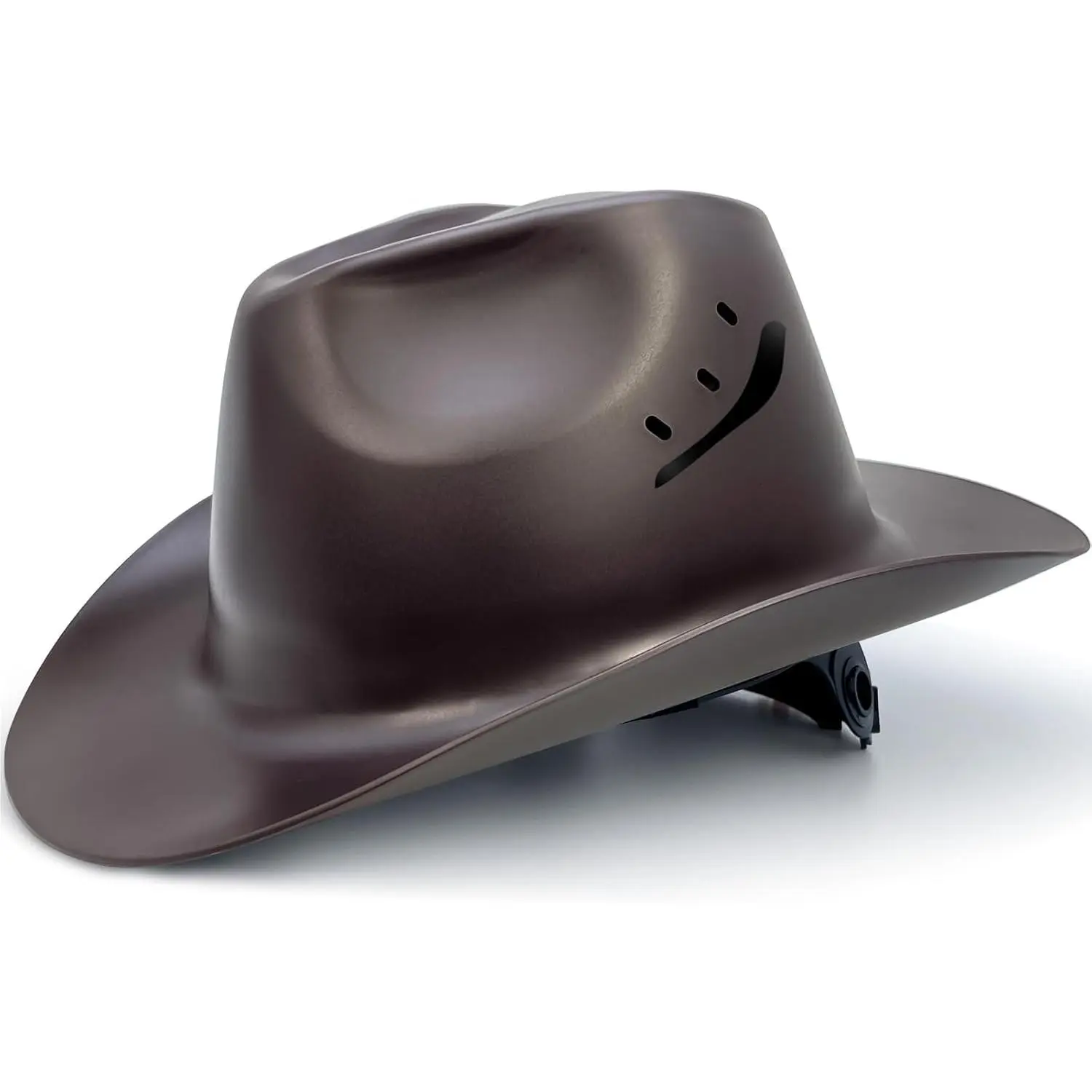 Cowboy Style Full Brim Vented Outdoor Cap, Western Design Headwear with 6-Point Comfort Fit, Lightweight Shell for Ranching, Gardening, Riding & Farm Chores