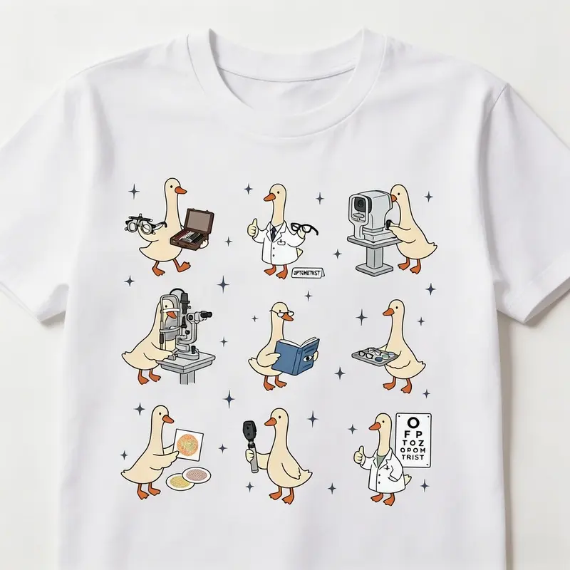 Silly Goose Optometrist Shirt - Eye Doctor Graduation Gift, Funny Ophthalmologist Tee, Optician Optical Top