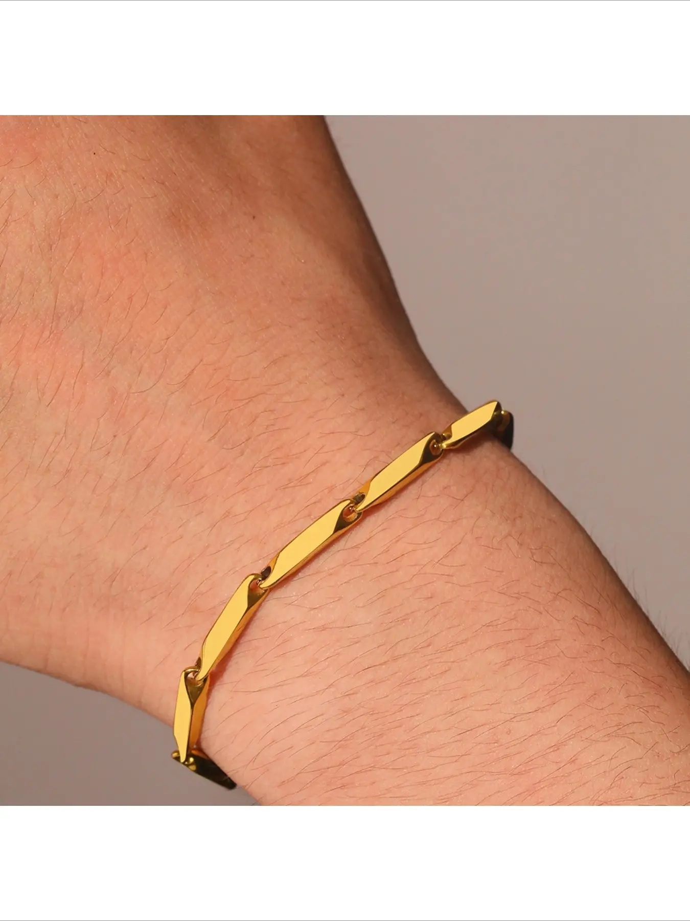 Hot Sale Festival Handmade Claw Shape Diamond Cut Chain Couple Bangle Fashion Hip Hop Wrist Bracelet Punk Trendy Jewelry Accessories For Couples Daily Wear