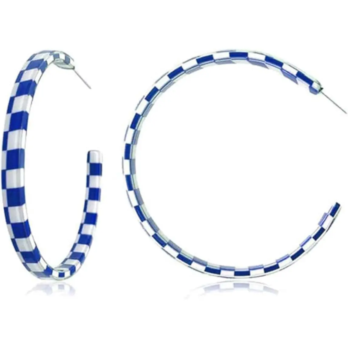 Colorful Hoop Earrings for Women Exaggerated Hoops Earring 80s 90s Statement Hoop Earrings Large Round Loop Earring 80s 90s Neon  for Women Accessories