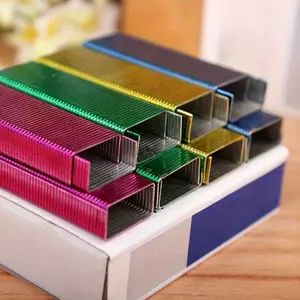 800-Piece Assorted Metal Staples Set, Office Supplies, Universal File Staples, Book Binding Staples, Durable Metal Material