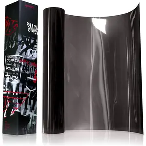 +  Headlight Taillight Tint Vinyl Wrap (12" x 7ft, Dark )