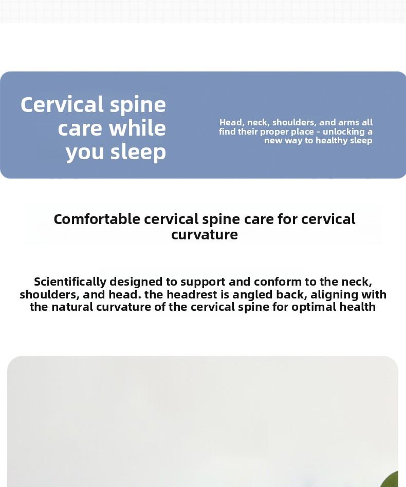 Butterfly-shaped rolled memory foam neck pillow, butterfly-shaped slow-rebound pillow for home use, hotel cervical spine support pillow