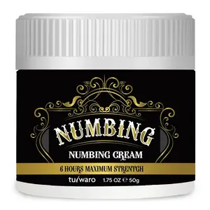 Extra Strength Numbing Cream, Long Lasting Pain Relief, Fast Absorbing Non-Greasy Formula with Emu Oil & Arnica, 50 mL