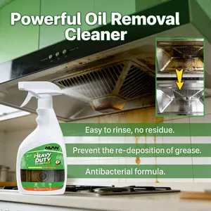 NUAN Powerful Kitchen Grease Cleaner – Removes Stubborn Oil from Stainless Steel Surfaces