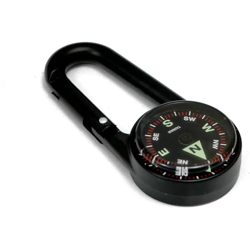 Adventure Compasses for Hiking & Survival, Double-Sided 2-in-1 Tool with Built-in Thermometer, Includes Map Strap and Climbing Buckle