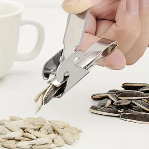1 Nut Cracker, Pine Nut Shell Cracker, Kitchen Gadget. Suitable for Parties, Baking, Snacks, and Melon Seed Cracking. Convenient and Labor-saving. Detachable and Washable. Creative Little Tool
