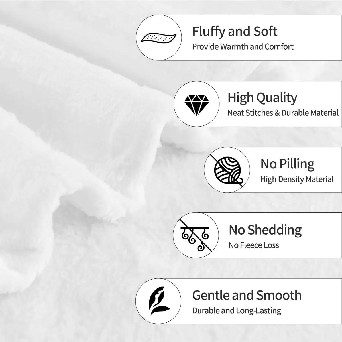 BFDI Inanimate Insanity Blanket Warm Soft Comfortable Plush Throw Blanket For Home Decor Picnic Flannel Bedspread Bed Cover