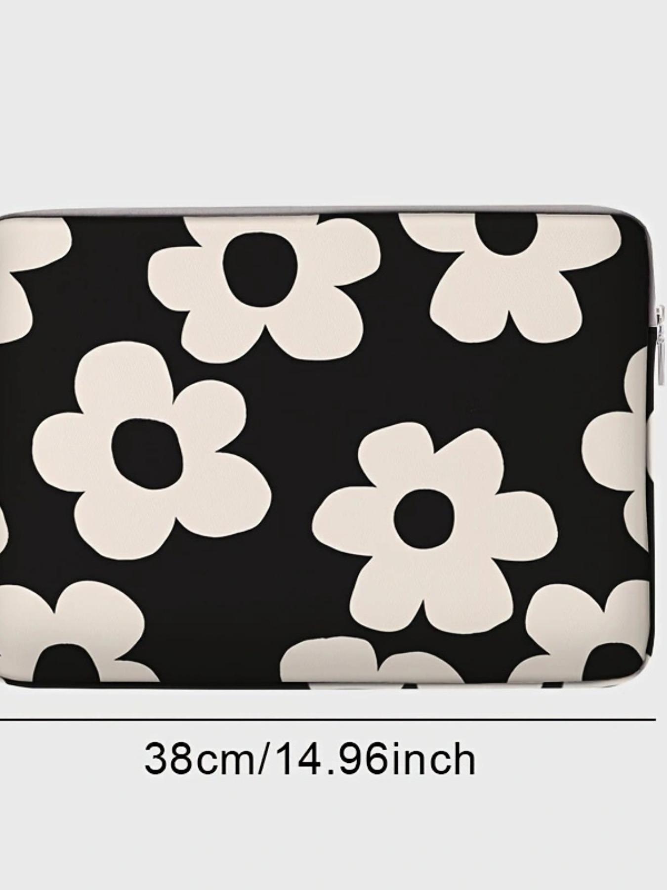 Floral Pattern Laptop Bag, Soft Laptop Cover, Laptop Zipper Storage Bag, Suitable for Laptop, Tablet Cover, Laptop Accessories, Laptop Sleeve