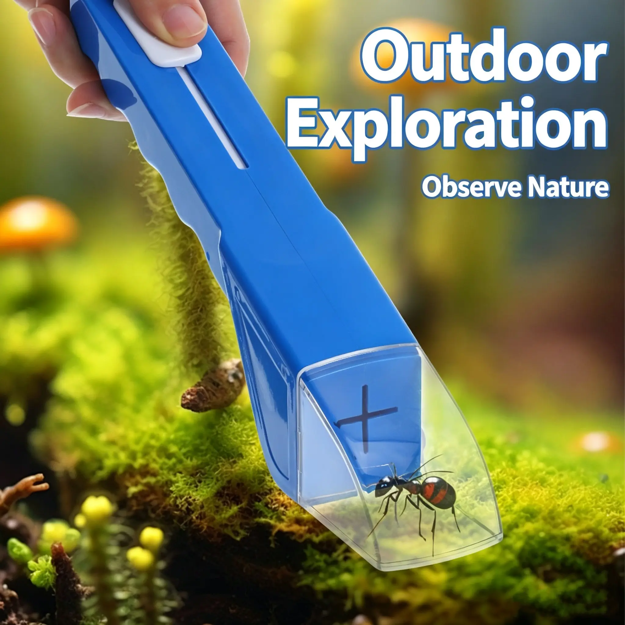 High-Quality Insect Catcher, Portable Handheld Bug Observer, Safe Home Cleaning Tool, Ideal for Bees, Spiders, Indoor & Outdoor Use