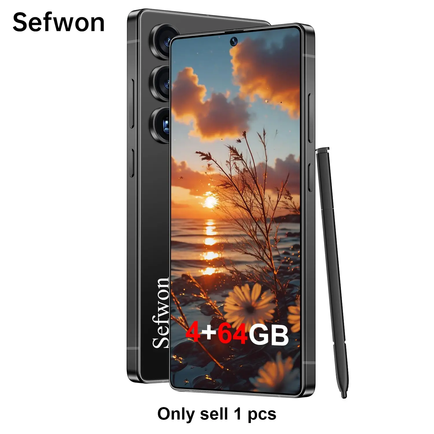 Sefwon 2026 Latest Unlocked Smart Android Phone, 4g Network, 4+64GB RAM, 4000mah Battery, Dual Sim, 6.8 Inch Screen, Octa-Core Cpu, Android 12, 8mp+16mp Camera