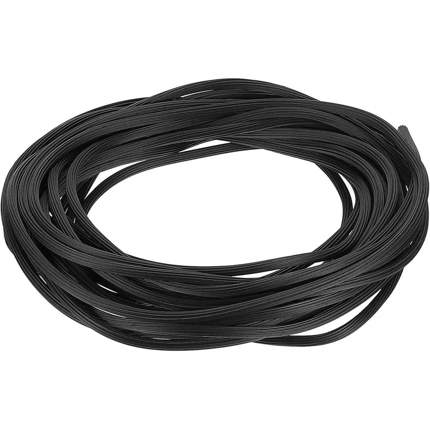 uxcell PVC Screen Spline, 0.2"x32.8ft Round Spline (10 Meter, Black) | Repair Retainer for Door Window Screens Replacement