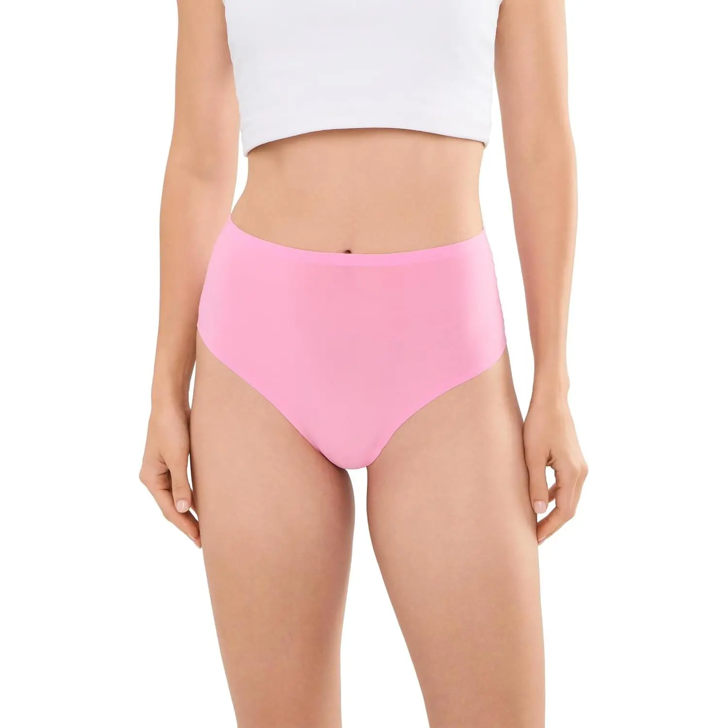 Women's Soft Stretch One Size Seamless High Waist Brief