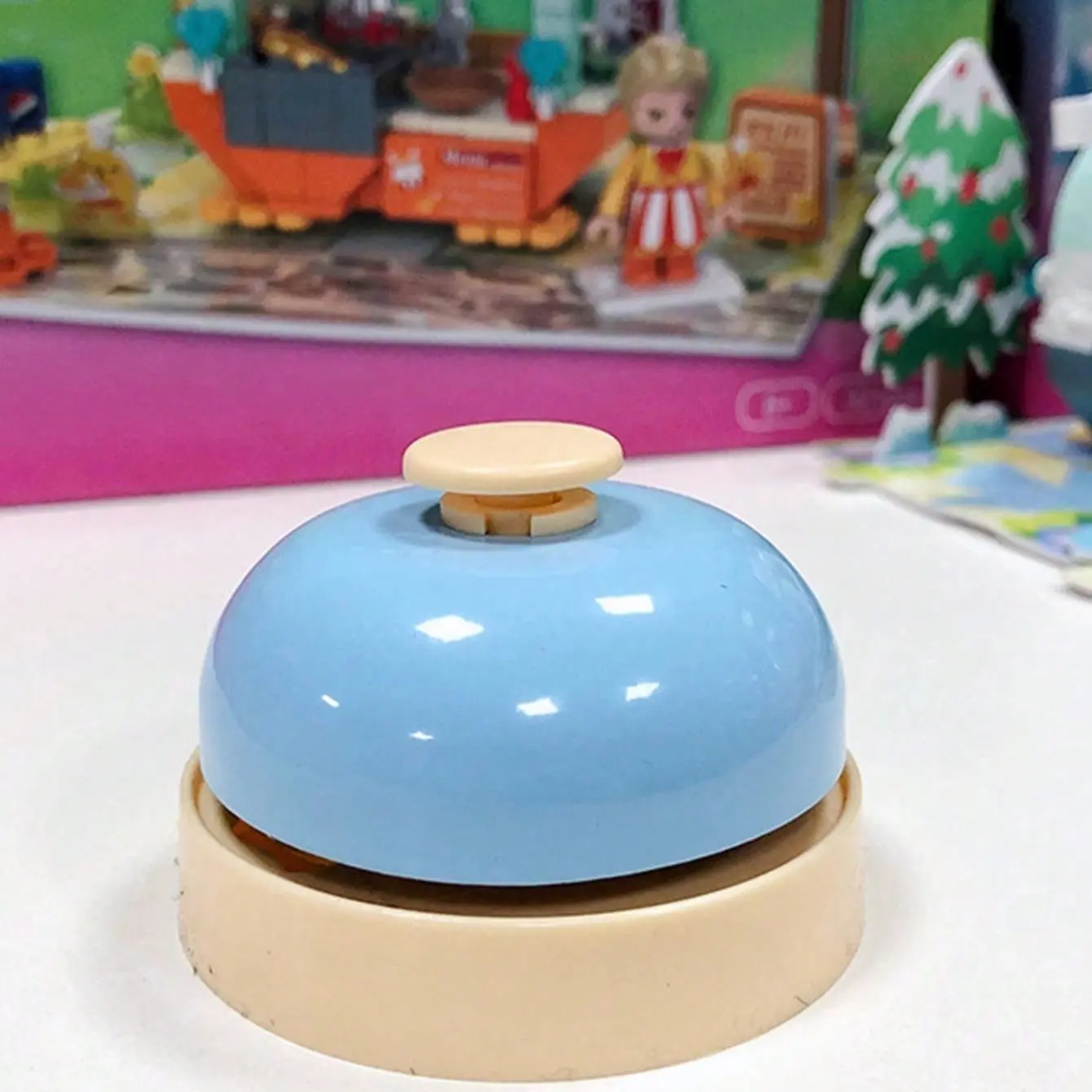 1pc/3pcs Hand Press Bell, Pet Training Bell, Front Desk Service Bell, Table Call Bell, Ideal for Home, Pets, Bedroom, Office, Campus, Restaurant, Party
