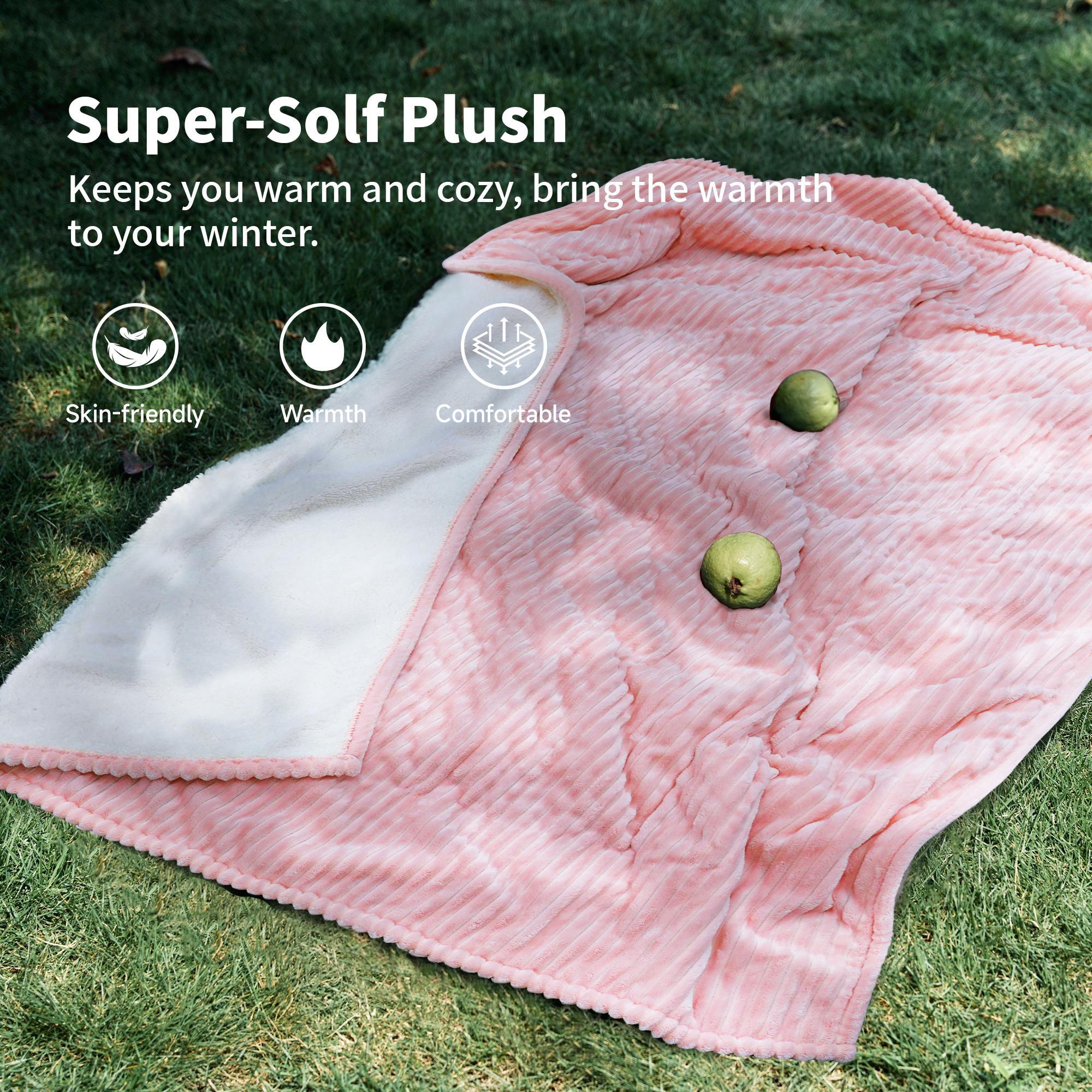 Electric Heated Blanket, 5 Heat Levels Electric Blanket with 3H Auto Shut-Off, Multifunctional Blanket, SHeating Blanket, oft Comfortable Warming Shawl for Home Office Travel, Portable Blanket