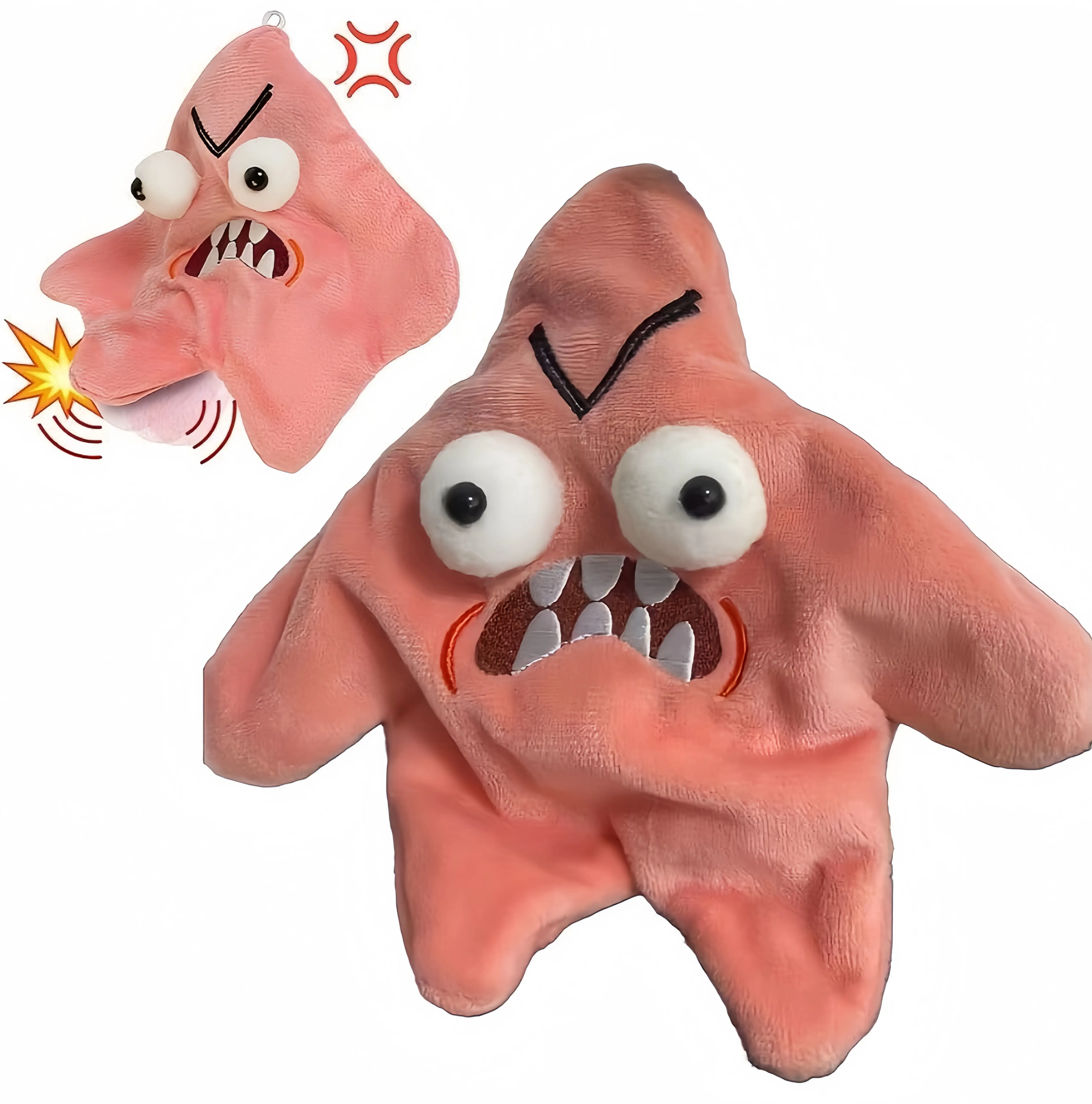 Novelty Gag Toy, Irritable Pink Starfish - Classic Toys for Hobbies & Playtime