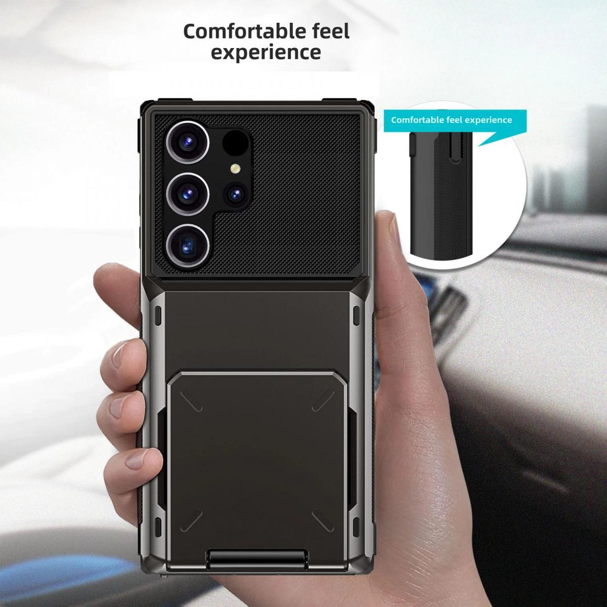 Phone Case For Samsung Galaxy S24 S23 FE S25 S26 Ultra S22 S21 Plus A17 A16 A06 A15 A25 A35 A55 Wallet With Card Holder Cover