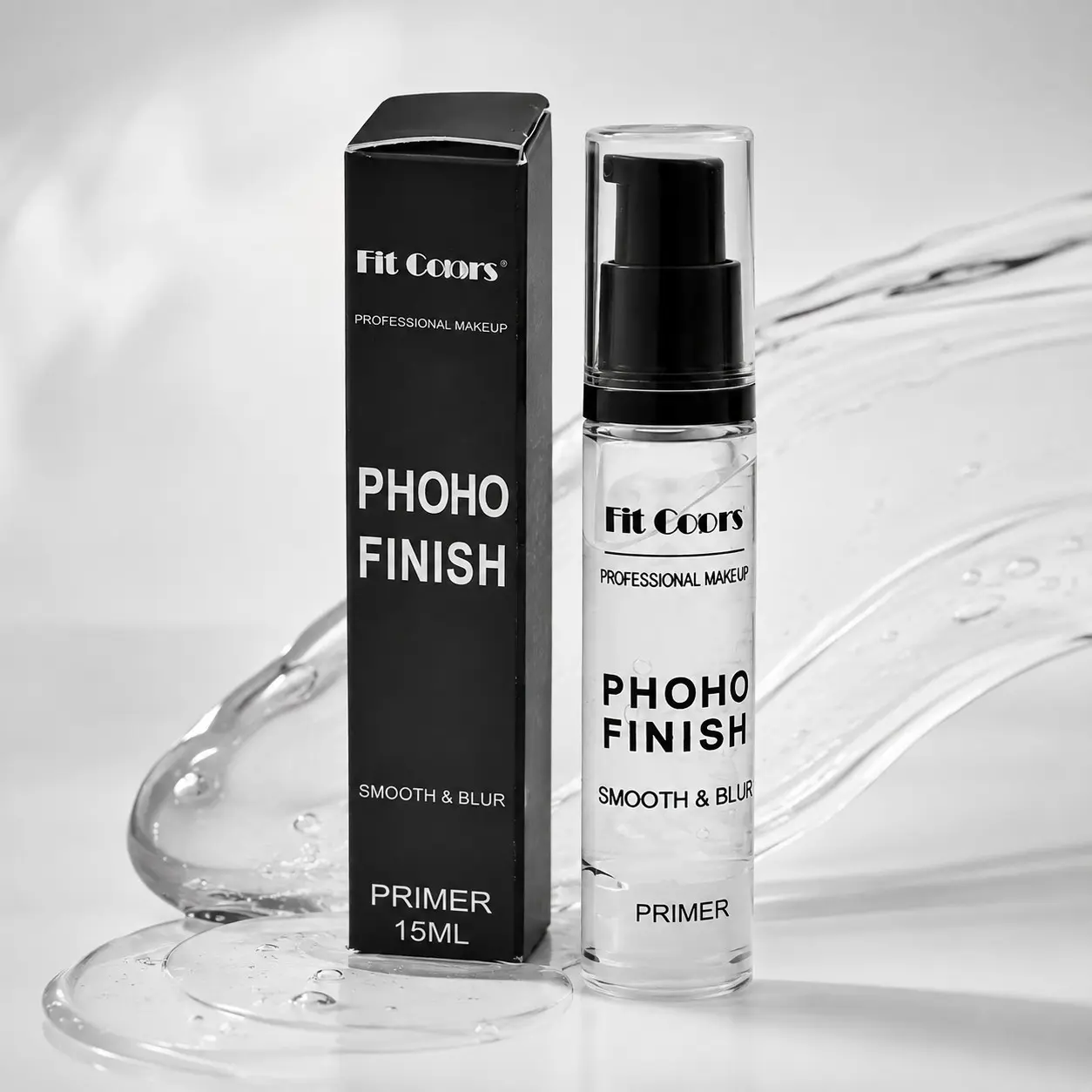 Fit Colors Poreless Smoothing Primer, Long-Lasting Makeup Base, Oil Control & Moisturizing, Brightening Foundation Lotion, Natural Look Finish