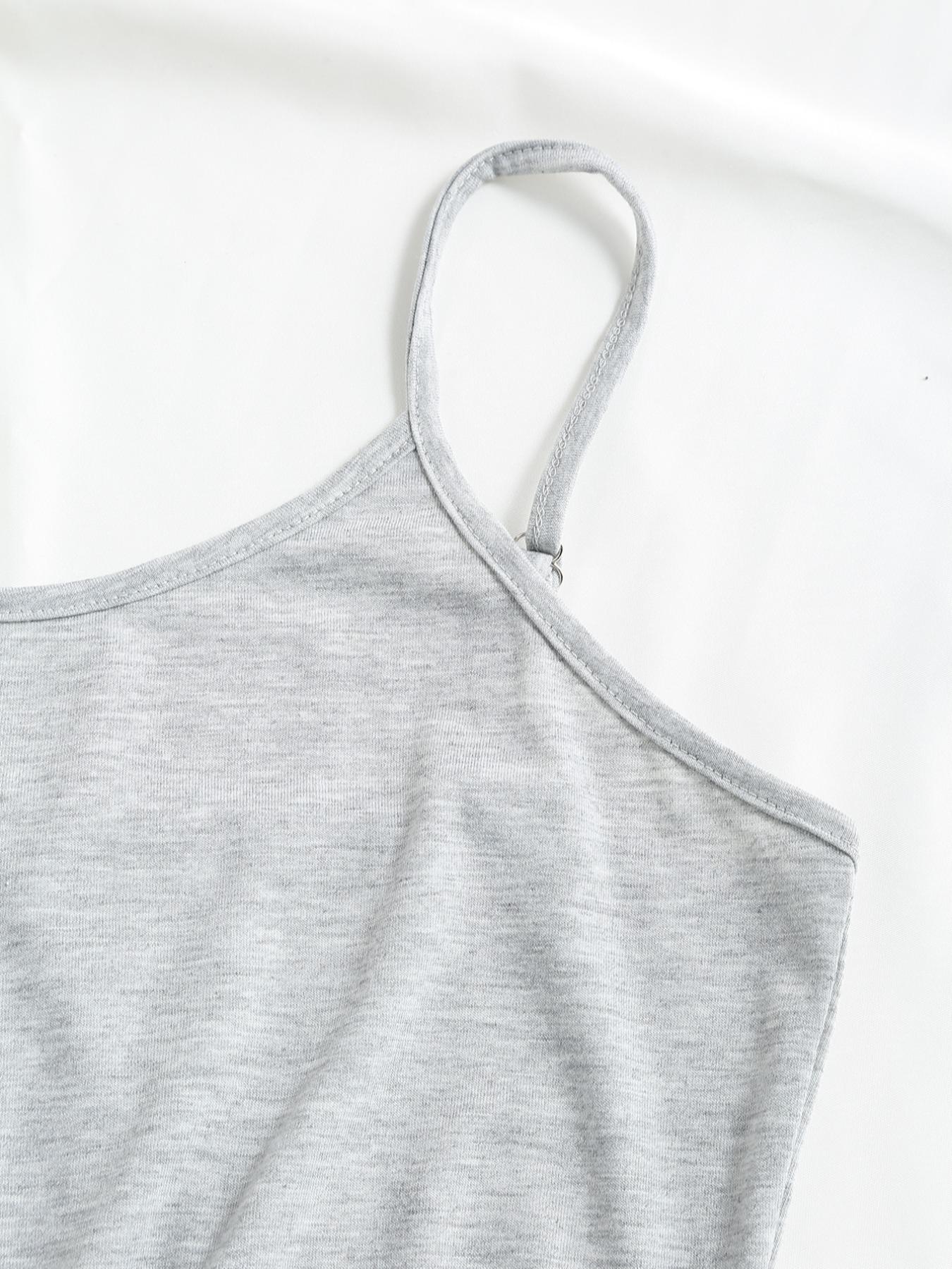 Women's Solid Long Sleeve Hooded Top & Wide Leg Pants & Cami Top Set, Casual Fashion Cozy Breathable Three-piece Outfits for Daily Outdoor Wear, Ladies Clothes, Womenswear