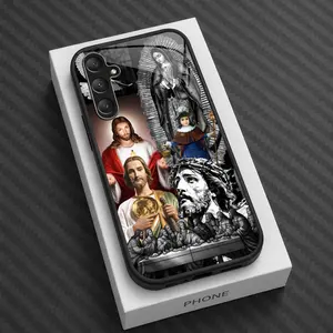 Galaxy A16 5G Smartphone Glass Protective Cover - Stylish Cellphone Accessory for Devices with Shockproof, Anti-Drop, Anti-Fingerprint Protection, Screen Protector Compatibility, Affordable Tech Accessory,Spooky,Late,Night,Case