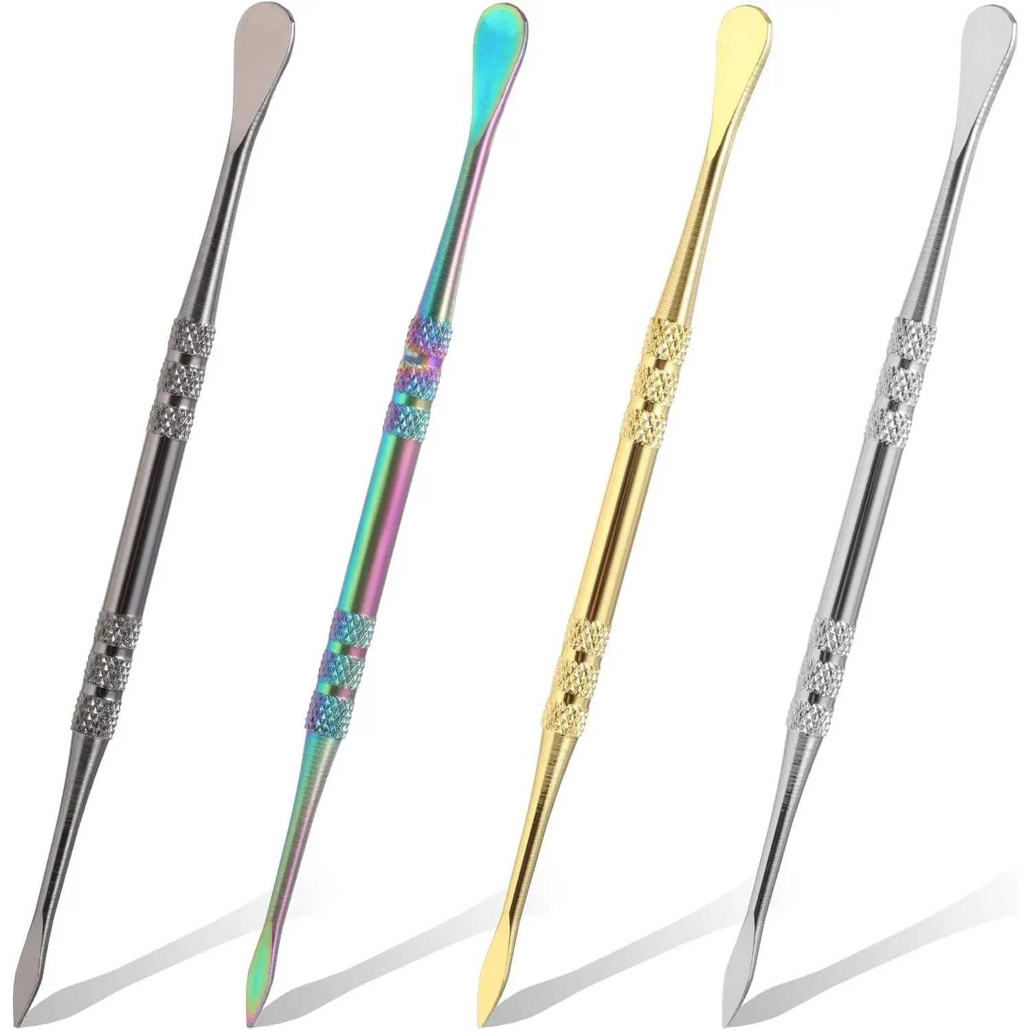 4PCS Double-Headed Stainless Steel Wax Carving Sculpting Tools for Modeling