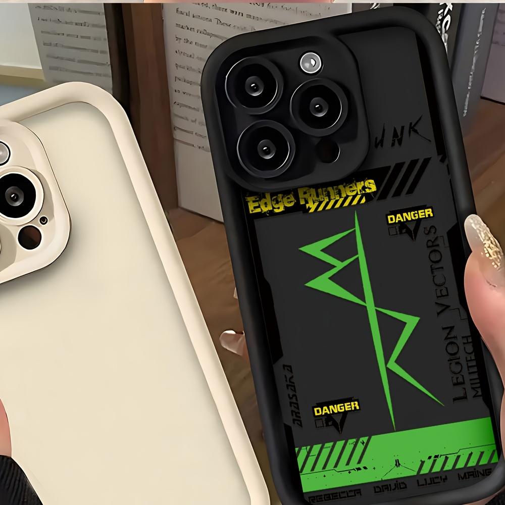Cyberpunk Style Frame Pattern Phone Case Suitable for iPhone 17 16 15 14 13 12 11 PRO MAX PLUS, AIR Mini SE and iPhone XS MAX Shockproof Soft TPU Back Cover, Personalized Pattern Design, Ideal Gift for Friends and Family