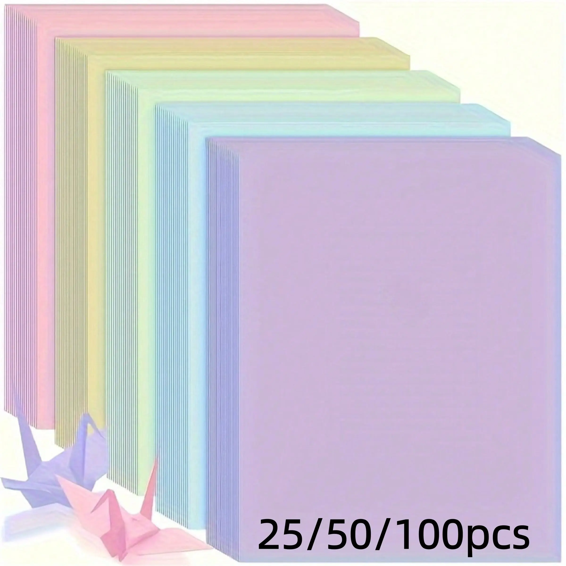 Mixed Soft Color Card Paper, 8.3 X 11.7 Inches, 25/50/75/100 Sheets, Thick, Ideal for Birthday Gifts, Scrapbook Materials, Scrapbooking, Card Making Supplies, DIY Crafts