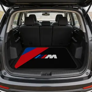 M Car Trunk Mat, Non-Slip Waterproof Cargo Liner, All Weather Stain & Dirt Resistant, Odorless Spill Proof Easy Clean, Great for Road Trip Camping Pet Use, Family Travel Gear for Sedans SUVs Vans Trucks