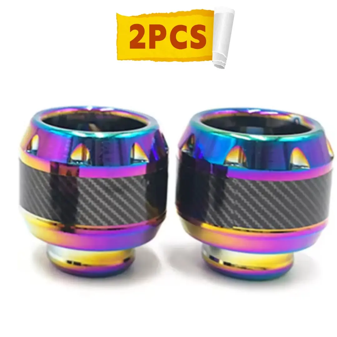 2pcs Blue Purple Motorcycle Frame Anti Drop Balls Front Fork Cup Anti Drop Protectors Universal Compatible For Motorcycles And Scooters Motorcycle Fixture Accessories