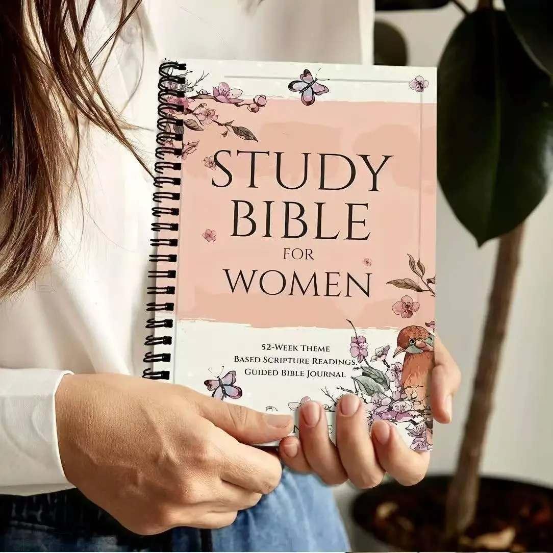 Bible Study Journal for Women, 52-Week Bible Study Planner, Single Volume, Essential Tool for Daily Spiritual Growth, Perfect Gift for Believers