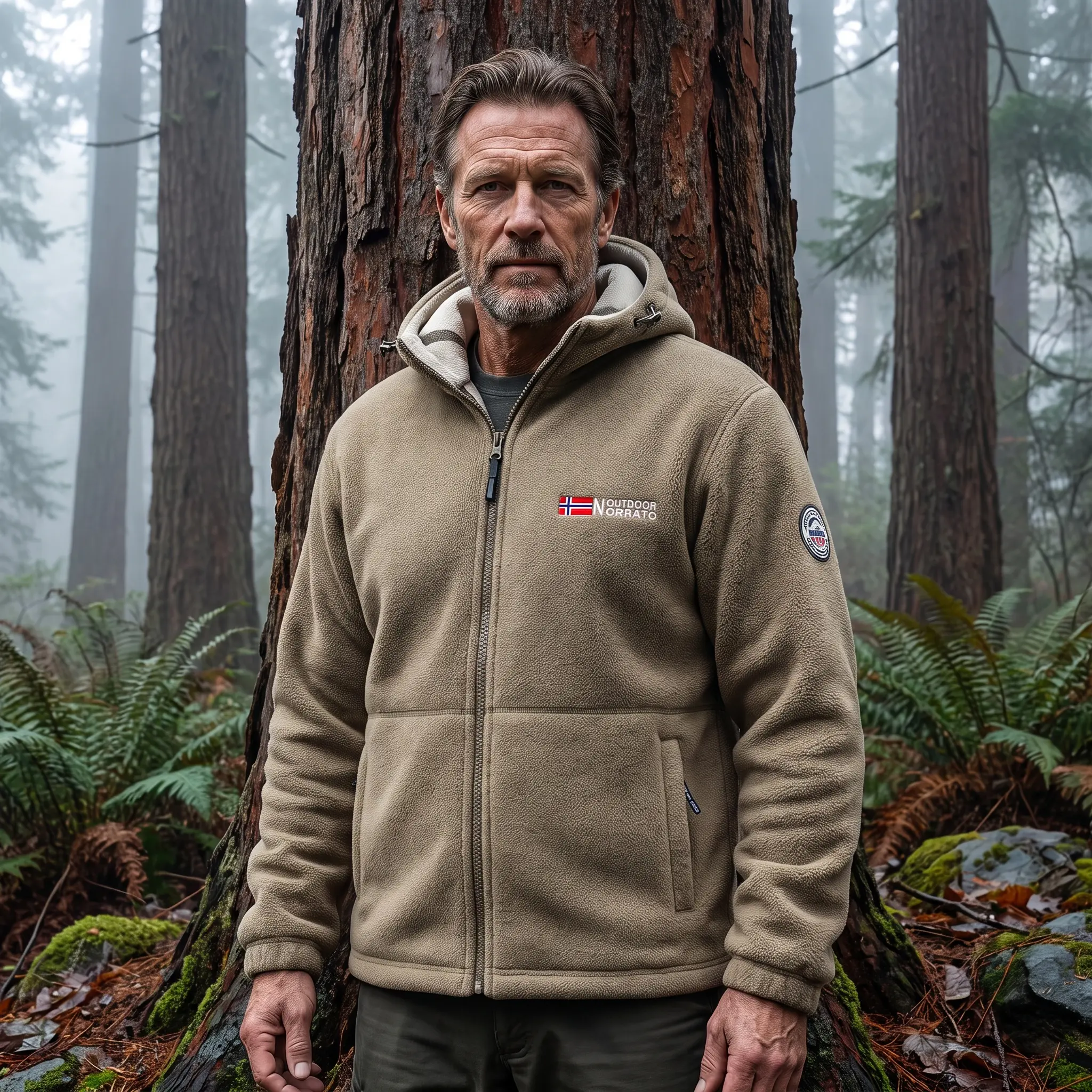 Men's Sherpa-Lined Fleece Jacket | Extra Thick Winter Hooded Coat Menswear Tops