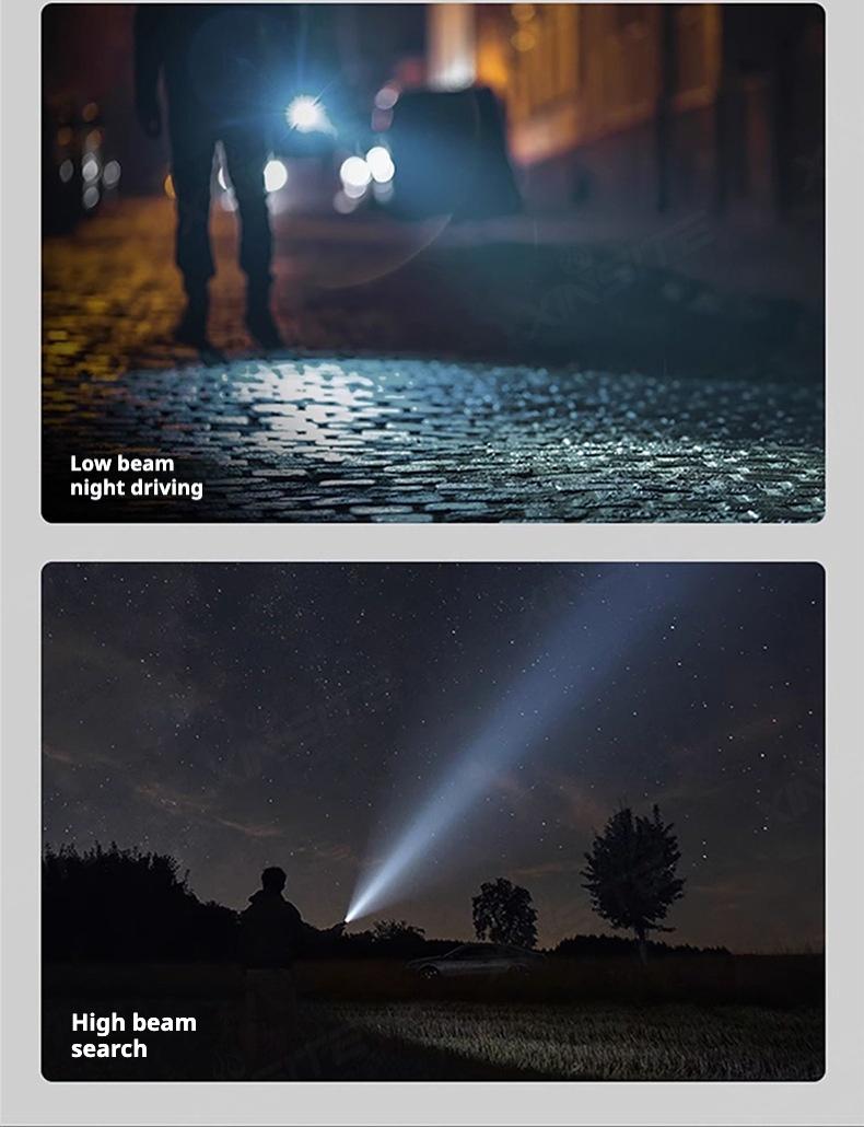 fast  shipping  items LED Bright Lanterns Multifunctional Outdoor Flashlight, Car Emergency Window Breaker and Cutter, 15 Lighting Modes, Side Magnet, Rechargeable Retractable Flashlight for ,Camping, Emergency and Halloween Gift light pocket biking bicyc