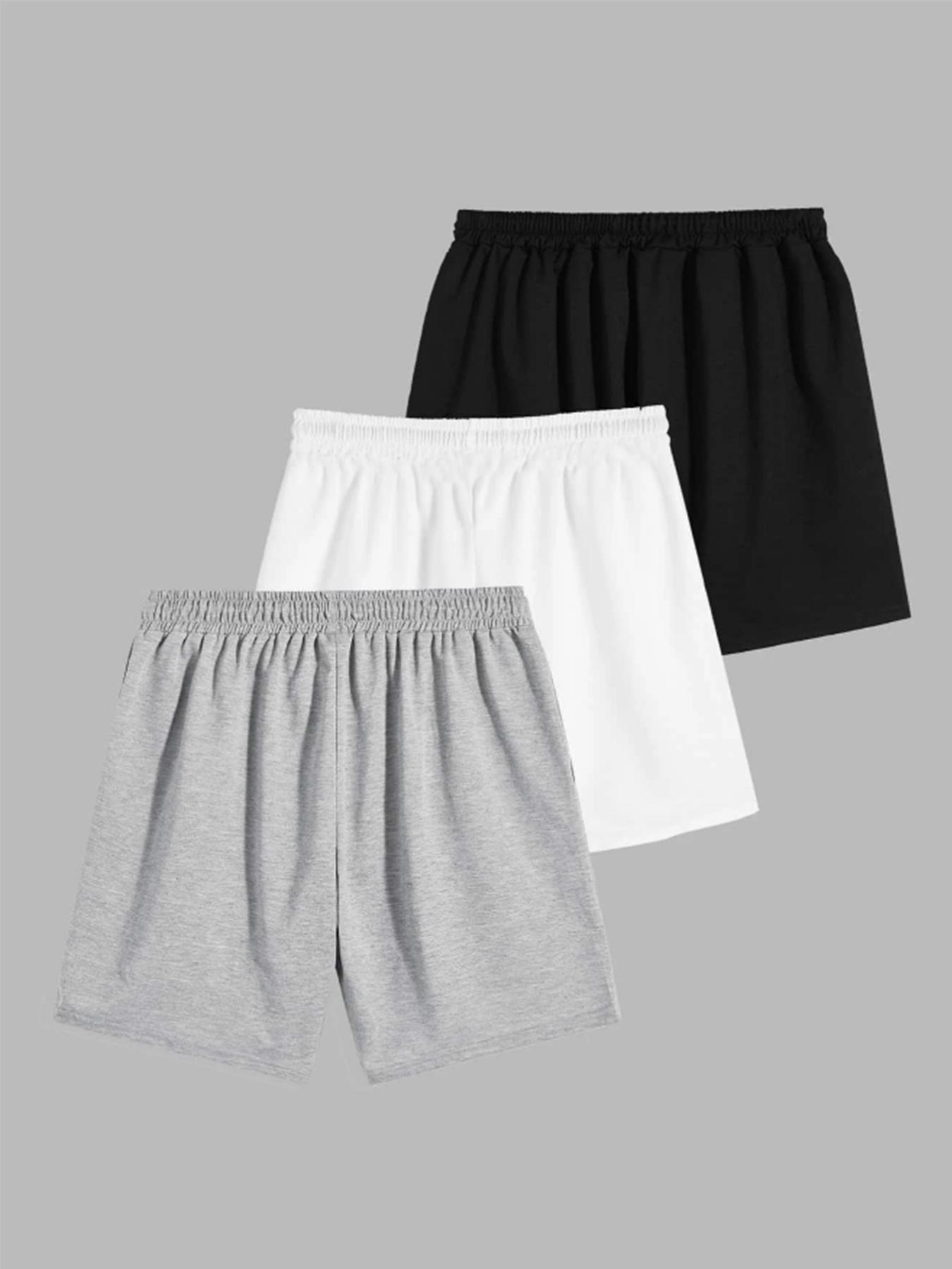 Menswear Letter Print Drawstring Waist Pajama Shorts, Regular Fit Casual Comfy Soft Pocket Sleep Shorts, Mens Shorts, Shorts for Men, Summer Lounge Bottoms, Loungewear, Summer Clothes, Nightwear, Mens Fashion, Comfy Fabric, Lounge Pajamas