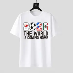 The World Is Coming Home 2026 Tournament Fan Tee For Women Trendy Game Day Oversized Shirt.Celebrate the 2026 tournament! This USA Canada Mexico flag tee is perfect for female soccer fans tshirt